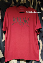 Load image into Gallery viewer, Hand Painted Red &quot;BKLYN&quot; By Reids&#39; Design Men XL /Women 2X