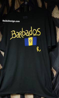 New Barbados Hand Painted T-Shirts by Reids' Design XL Men / 2X Women