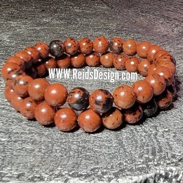 Mahogany Obsidian Bracelets (size 8.5