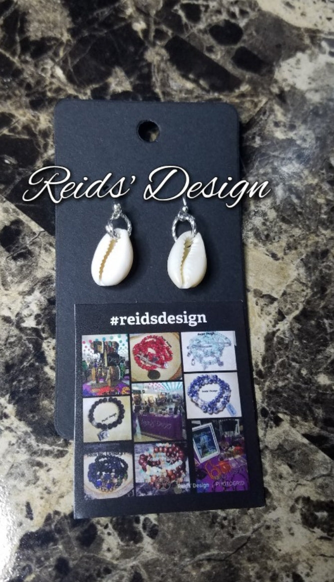 Sale...Cowrie Shell Earrings