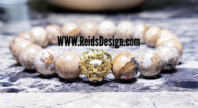 Picture Jasper Lion Bracelet