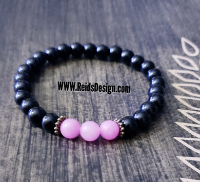 Sale....Men's Breast Cancer Awareness Bracelet