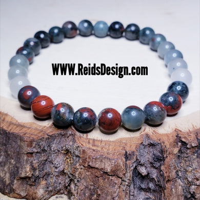 Bloodstone Jasper Bracelet ( size 8.5