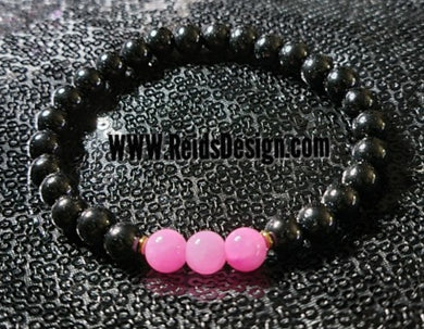 Sale....Men's Breast Cancer Awareness Bracelet