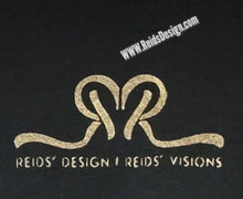 Load image into Gallery viewer, Reids&#39; Design Hand Painted &quot; Reids&#39; Design LOGO MERCH&quot; (size Medium Men / Large Women L) T-shirt