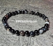 Load image into Gallery viewer, Sale...6mm Agate Bracelet (size 7.5&quot; )