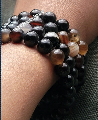 10mm Agate Bracelets ( size 8.5