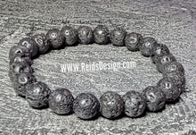 Load image into Gallery viewer, 8mm Lava Bracelet  ( size 8.5&quot; )