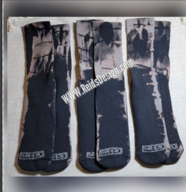 3 pair of bleach dye (Dickies) socks