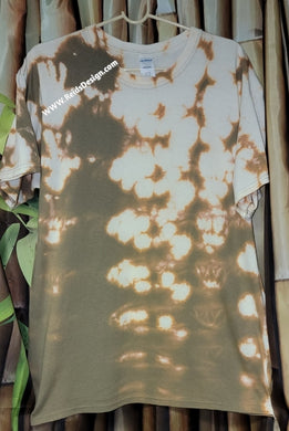 One of a Kind Handmade Reversed Tie Dye / Bleach Tie Dye T-shirts by Reids' Design Men Large / Women XL