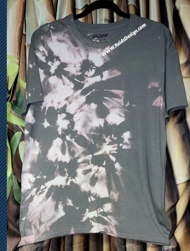 One of a Kind Handmade Reversed Tie Dye / Bleach Tie Dye T-shirts by Reids' Design Men Large / Women XL