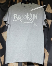 Load image into Gallery viewer, New Hand painted Gray  &quot;Brooklyn&quot; T-shirt By Reids&#39; Design Men Small / Women Medium