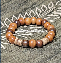 Load image into Gallery viewer, Stackable Wood Youth Bracelets ( Size 7&quot; )