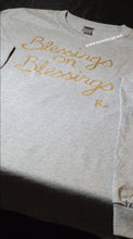 Load image into Gallery viewer, New Hand Painted Long Sleeve &quot;Blessing on Blessings&quot;  T-Shirts by Reids&#39; Design (Men Small / Women Medium)